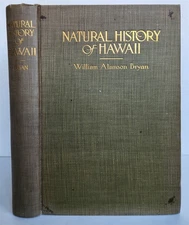 1915 NATURAL HISTORY of HAWAII antique ILLUSTRATED