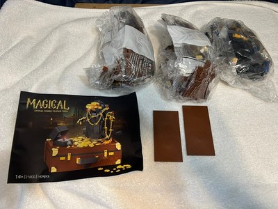 NEW! 1404 Pc Building Block Set - Where To Find Them Mimic Monster Chest!