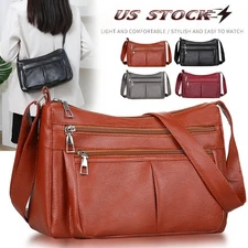 Women's Shoulder Purse Small Cross Body Organizer Bag Purses and Handbags Multi