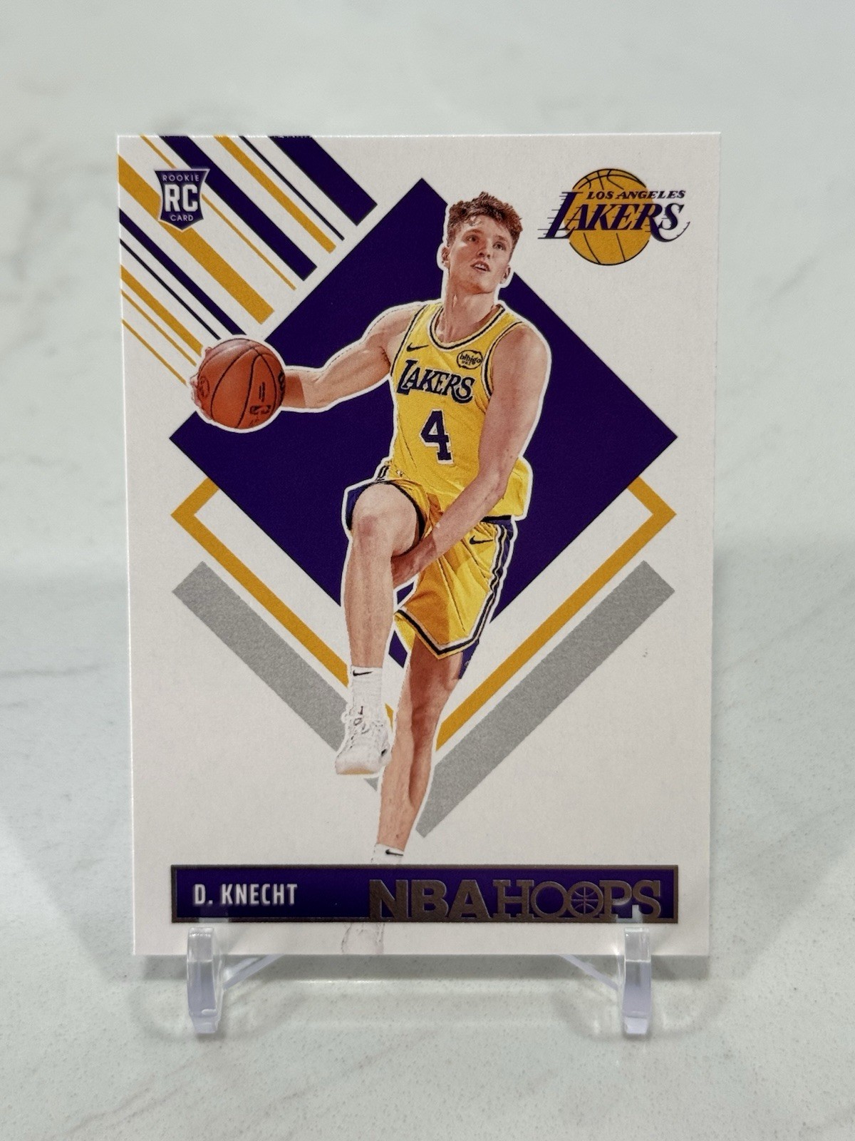 Dalton Knecht Rookie Card #294 Hoops Tribute 2024-25 NBA Hoops L.A. Lakers