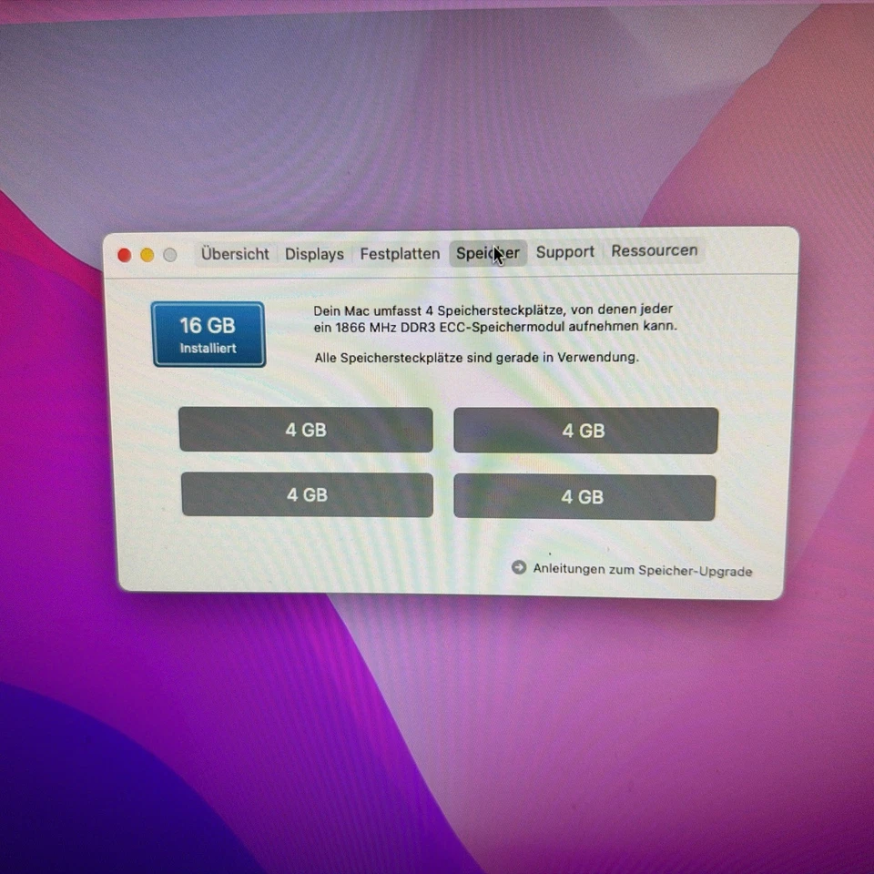 Apple Mac Pro 2013 6.1 3.5GHz Intel Xeon 6-Core D500 16GB 500GB SSD - Bild 4 von 4