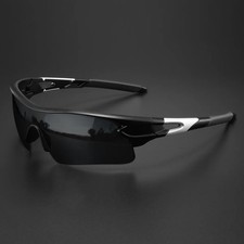 Wraparound Sports Sunglasses UV400 Lens Unisex Running Cycling Outdoor Glasses