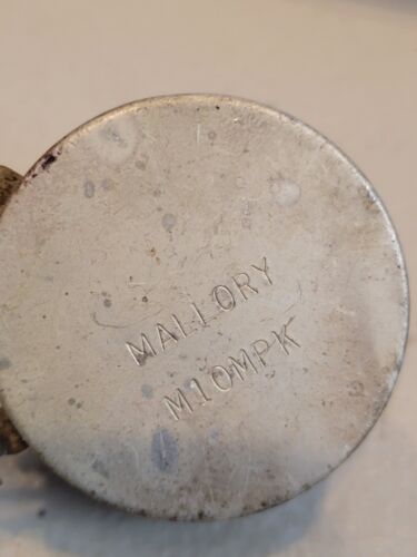 Mallory 10K Ohm Wire Wound Brass Spline Potentiometer Assumed Used Guaranteed - Picture 2 of 2