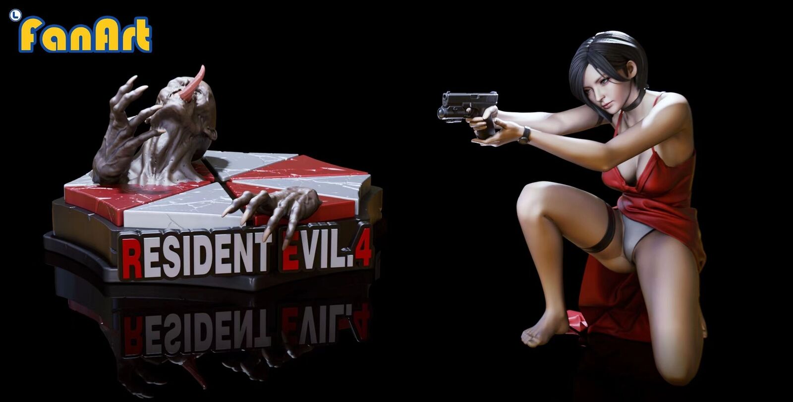 1/3 Scale Ada Wong Remake - Resident Evil 4 Resin Statue - FanArt Studio  [Pre-Order]