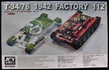 T-34/76 1942 Factory 112 Soviet Battle Tank AFV Club Model 1:35  NIB Limited