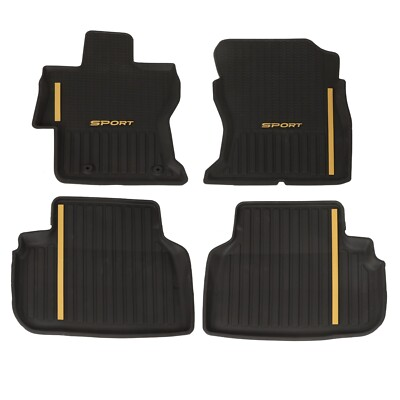 #ad NEW OEM 21 23 Subaru Crosstrek Sport All Weather Floor Mats Black Rubber Genuine $145.99