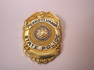 Pennsylvania State Police PSP Vintage Tie Tack Lapel Pin cops r68