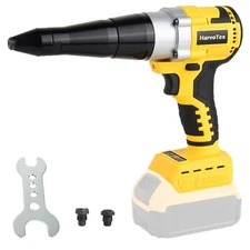 Pop Rivet Gun for Dewalt 20V Battery, Cordless Rivet Tool (1/8", 5/32", 3/16")