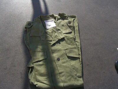 chemise kaki general service vintage (u ls 16 ) - Photo 1/4