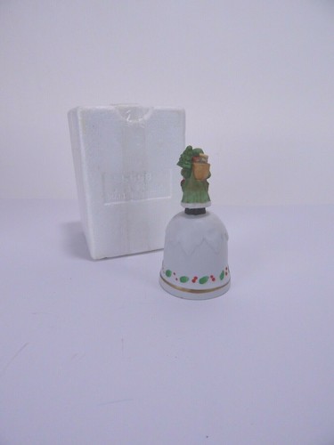 Enesco Santa Bell Bisque 5.25" Santa Claus Christmas Bell - Picture 2 of 6