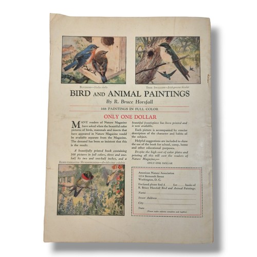 Nature Magazine October 1930 Signed Spider Web Cover Goffe R Bruce Horsfall Art - Picture 2 of 5