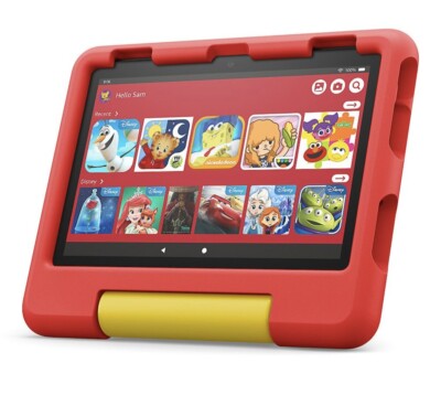 AmazonFire HD 8タブレットミッキーミニー付き(新品充電コード付き) Amazonがディズニーコンテンツを拡充、「Fire タブレット キッズ