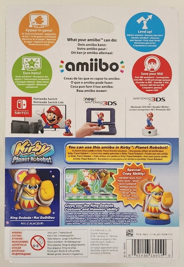 Figura Serie Amiibo Kirby (Rey Dede) (UE) Nueva Foto 3 de 4