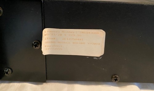 Roland XV-3080 128 Voices Synthesizer 6X Expansion General Midi2 Ser Z018170 - Picture 11 of 13