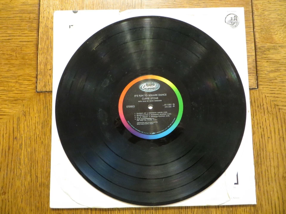 Cliffie Stone – It's Fun To Square Dance - Capitol ST-1685 Vinyl LP VG+/VG+!!! - Image 4 of 4