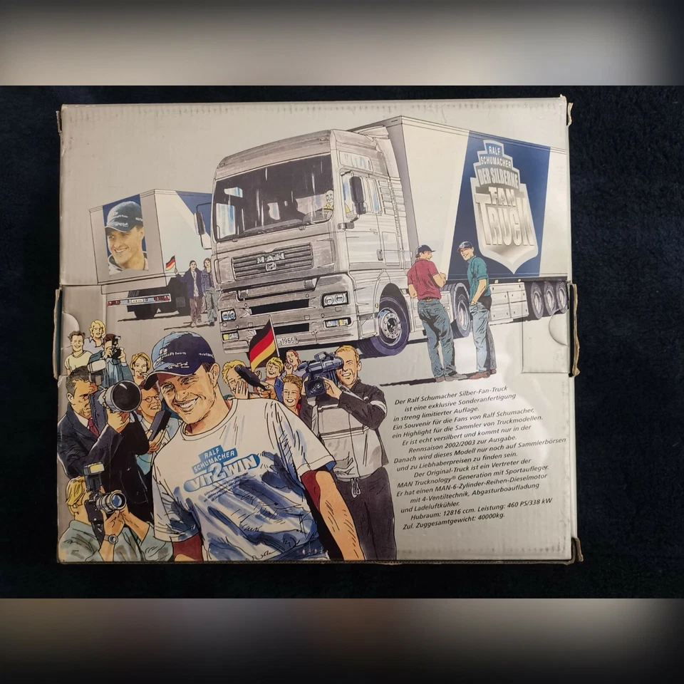Formel 1 Ralf Schumacher Geschenkbox OVP Rennsport BMW Fan Truck Sammlerstück... - Bild 4 von 4