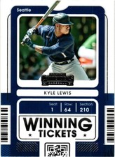 2021 CONTENDERS WINNING TICKETS KYLE LEWIS #WT-KL CARD $0.99 VALUE BOX