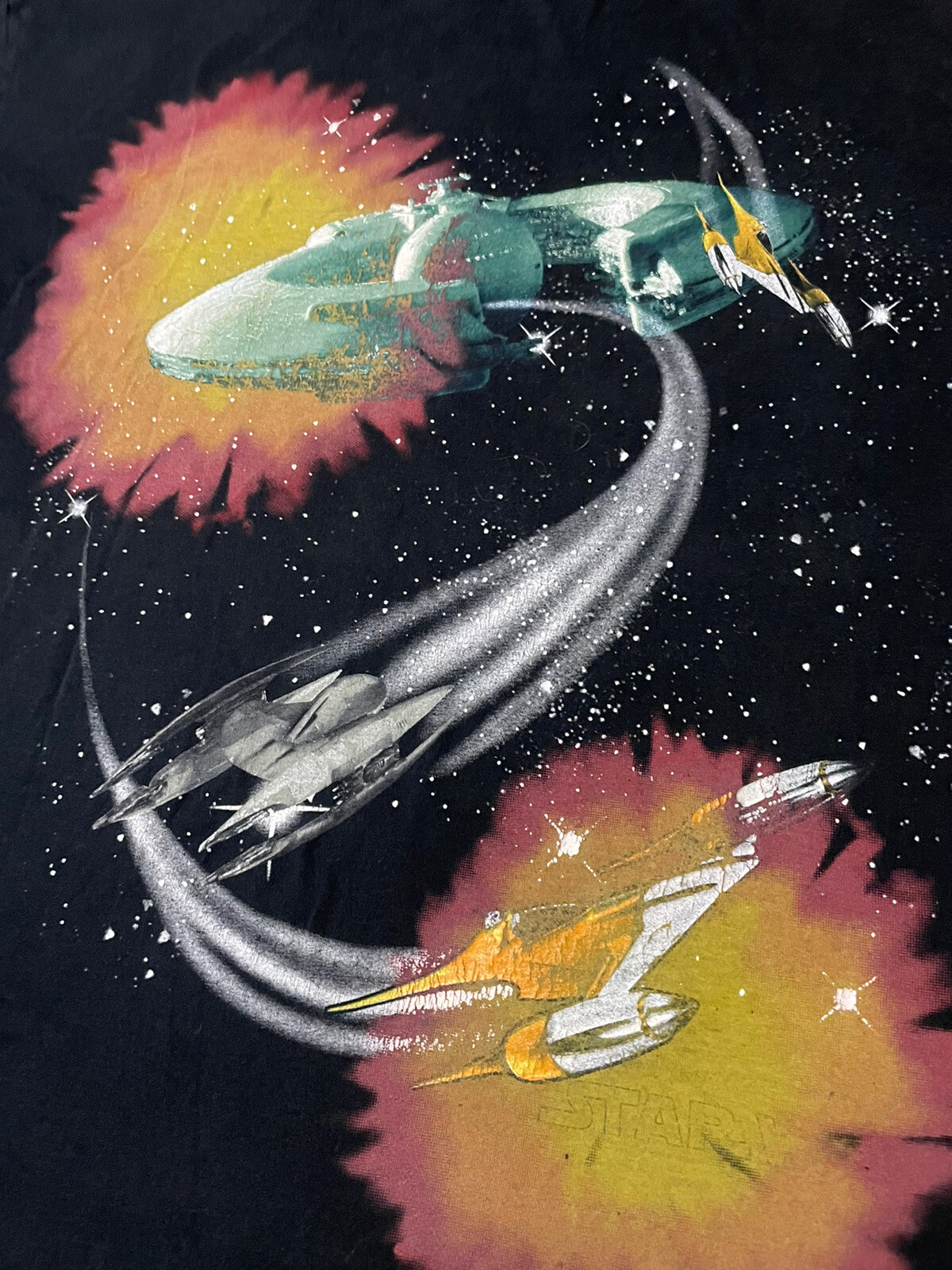 Vintage Star Wars Shirt Mega Movie Promo Disney Darth Vader Starfox