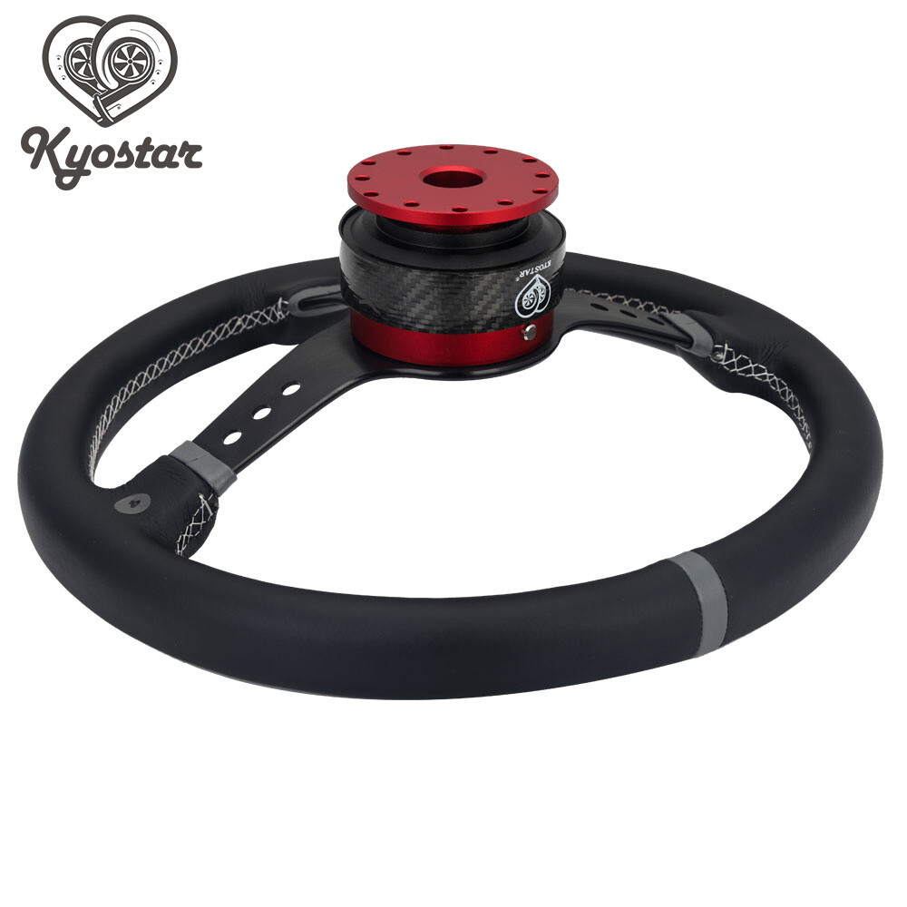 KYOSTAR Carbon Fiber Steering Wheel Quick Release Control Hub Real Carbon Fiber eBay