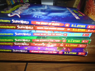1 to 6 Goosebumps Books RL Stine  Slappyworld Weirdo-Shudder /Ghost/Evil Twin