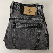 Thrills Womens Thelma Faded Grey Acid High Rise Mom Jeans Size 28 VGC JNA77