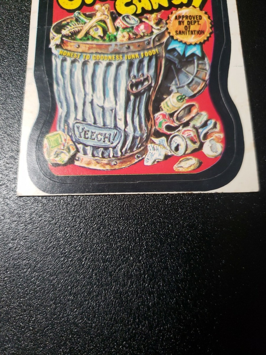 1976 Topps Wacky Packages Series 16 REAL GARBAGE CANdy Rare Error