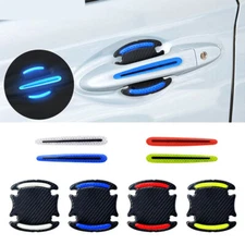 Car Door Handle Bowl Protective Film Reflective Sticker Strips Anti-Scratch