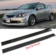 For Acura Rsx Dc5 2002-2006 Carbon Fiber 78.7 2m Side Skirts Splitter Extension