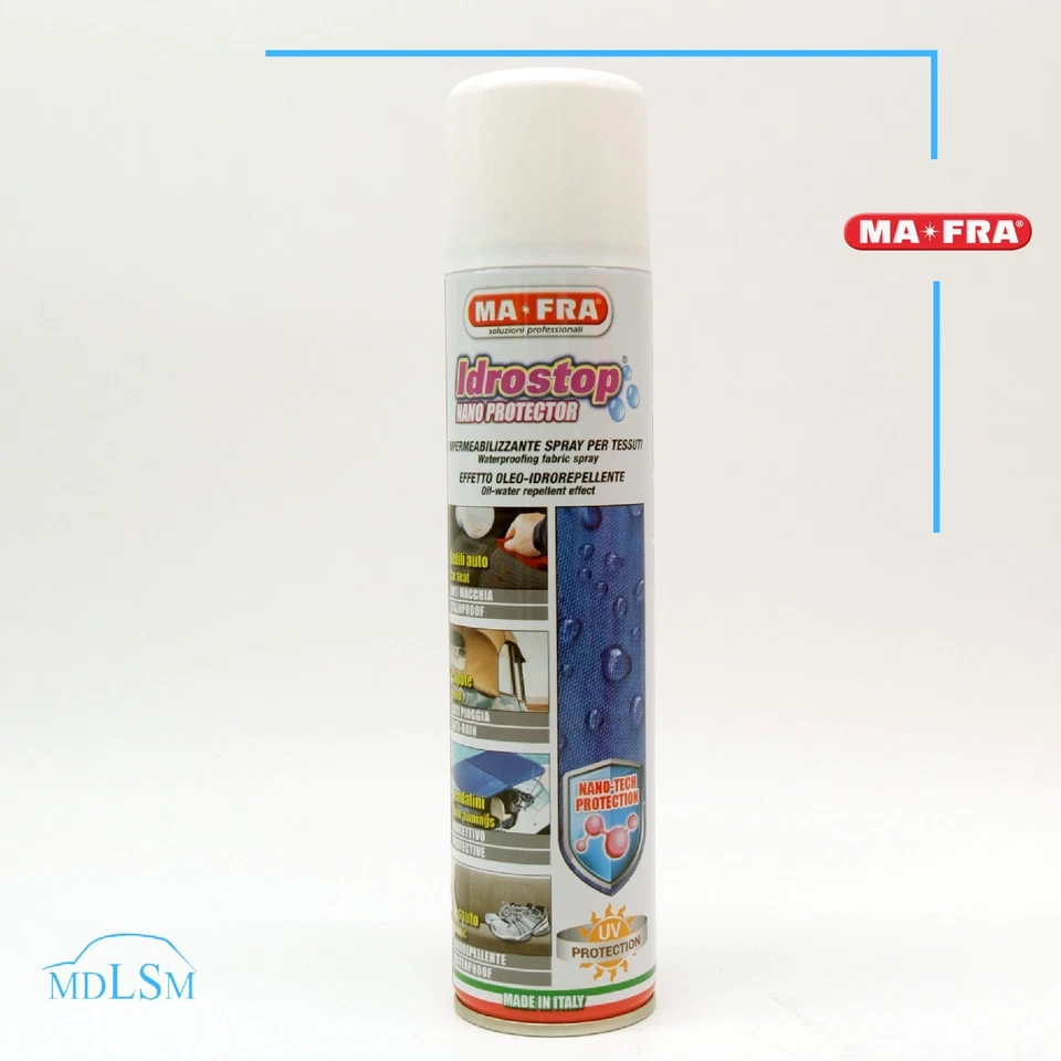 MA-FRA MAFRA IDROSTOP IMPERMEABILIZZANTE SPRAY TESSUTI CAPOTTE TENDALINI TAPPETINI