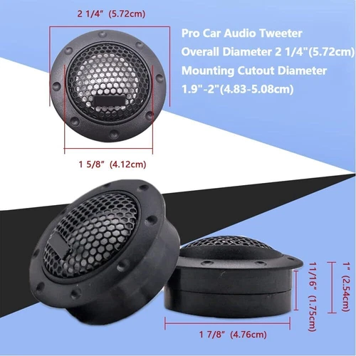 Alpine DDT-S30 Autoradio Lautsprecher Musik Soft Dome symmetrische Auto-Hochtöner 360 W neu - Bild 13 von 15