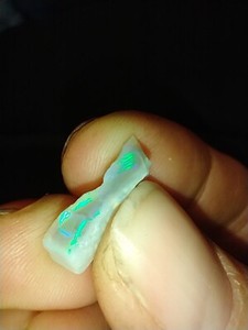 1.5 Tcw Rough Mulga Lightning Ridge Multi Color Opal Water