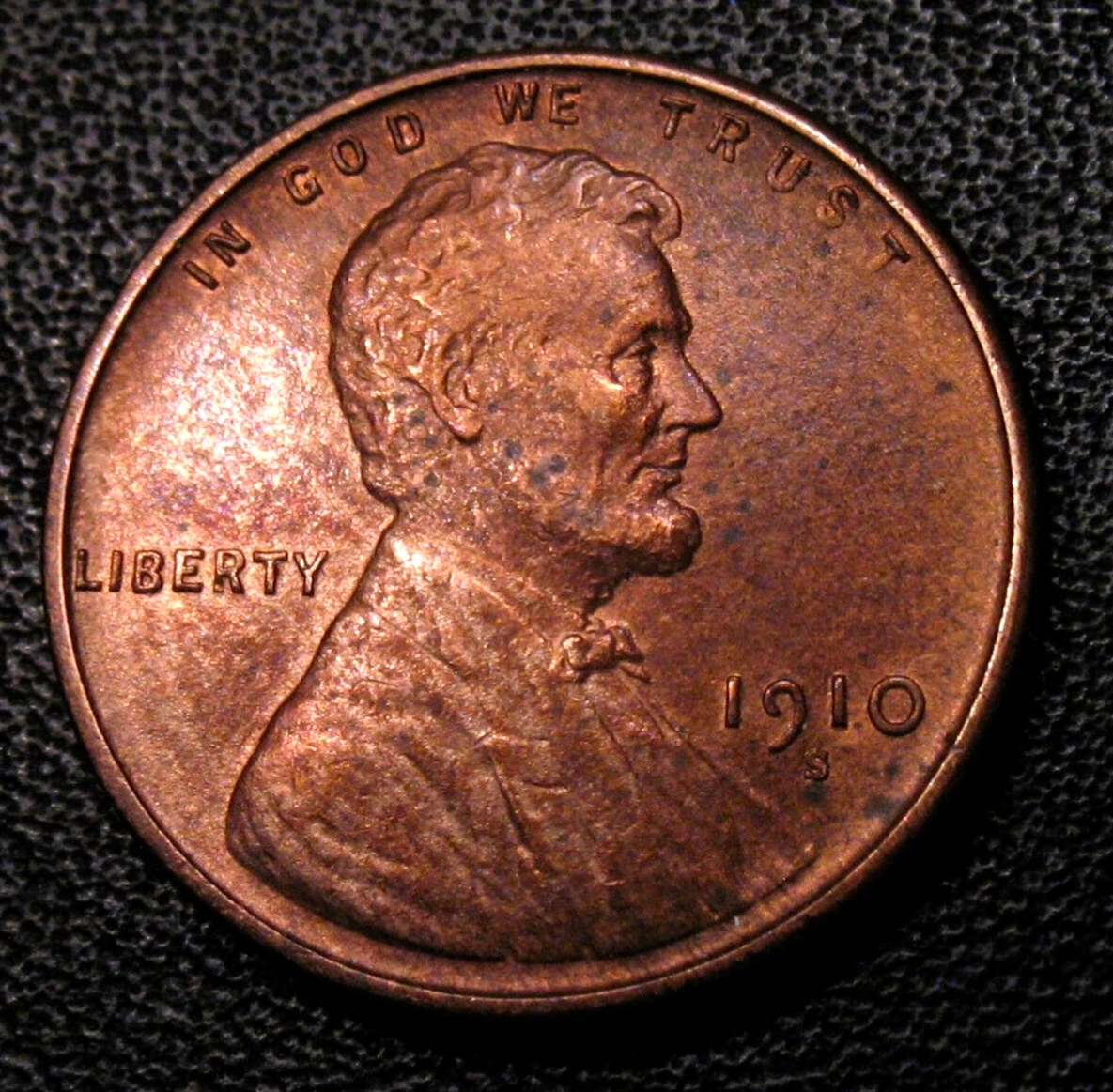 Uncirculated 1910 Year Lincoln Wheat US Small Cents (1909-1958
