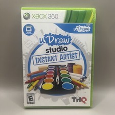 Xbox 360 U Draw Studio Instant Artist New Sealed GAME ONLY, Needs Tablet To Play