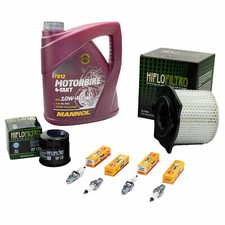 Wartung für Suzuki GSX 600 F GN72 92-95 Öl Set 4L Luftfilter Ölfilter Zündkerzen