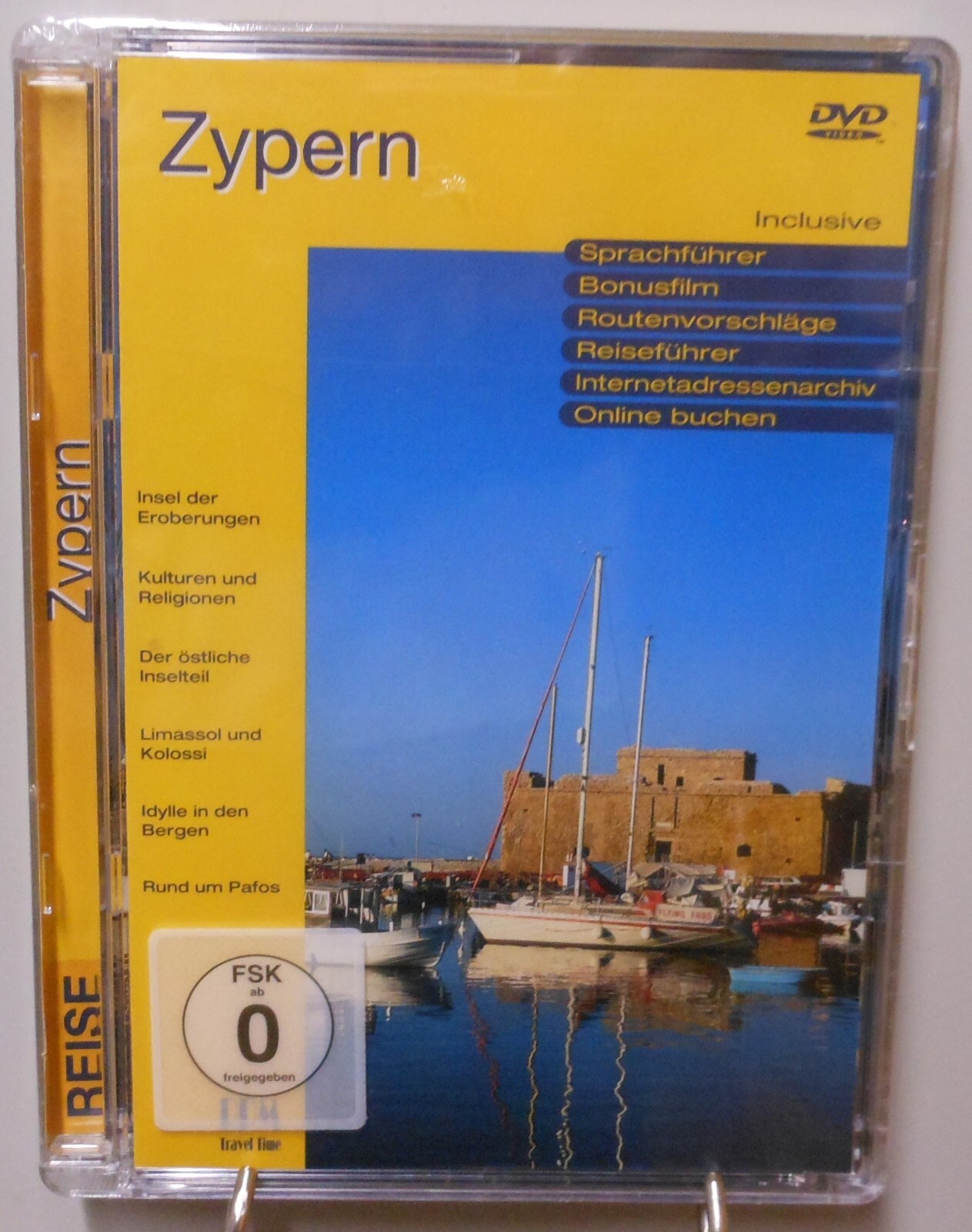 Zypern DVD Reiseführer Urlaub Sprachführer Bonusfilm Infos Städte Küste #T325