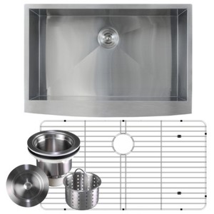 Details About 16 Gauge Stainless Steel Apron Front Farmhouse Kitchen Sink Undermount 36 Inch