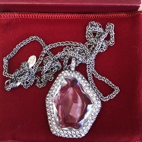 Kenneth Jay Lane Crystal Long Necklace Cutting Edge