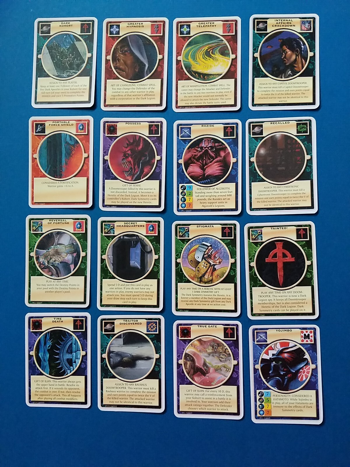 Doomtrooper ccg 690 cards cards from all expansions except Apocalypse