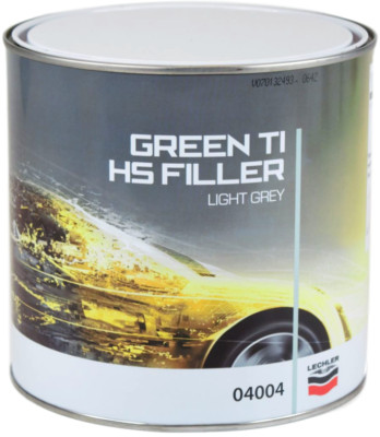 1 x Lechler 04004 grün TI 2K Karosserie Hochaufbau HS Füller hellgrau 2,5L