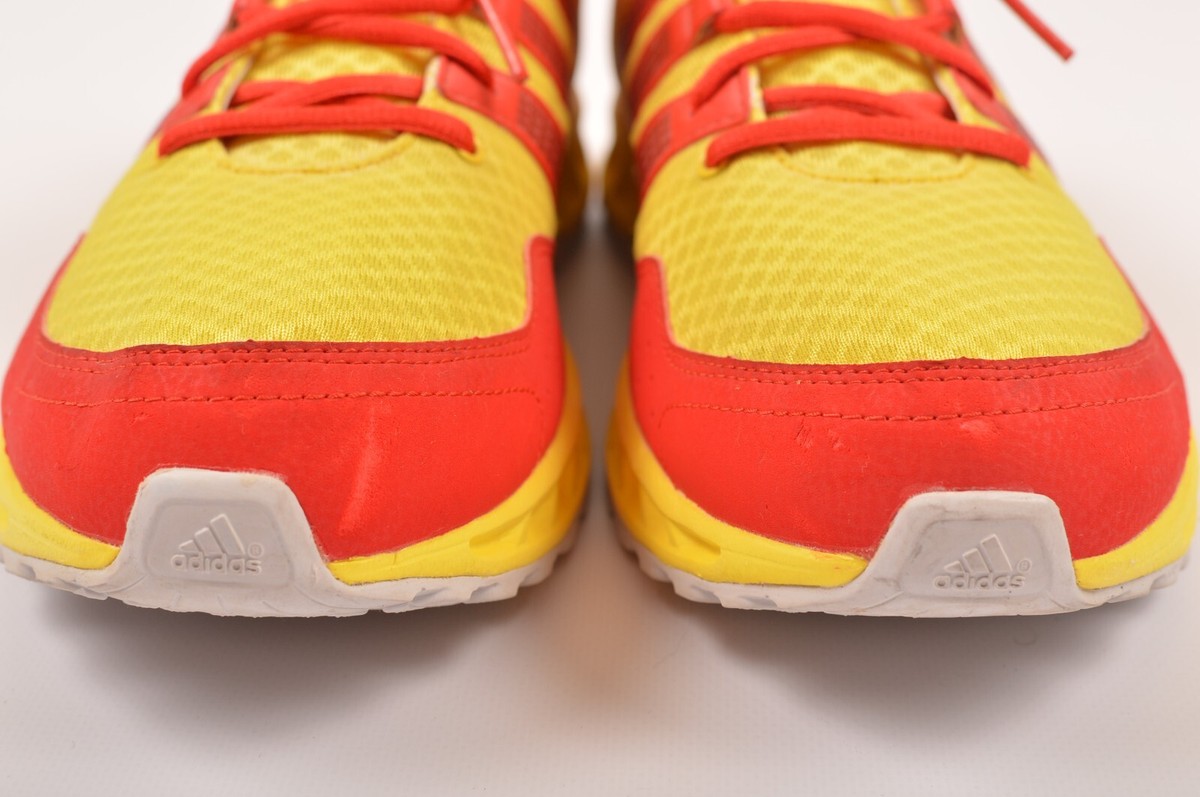 Adidas Mi Vintage Yellow/Red Running Sneakers Shoes L38162 Size US 10