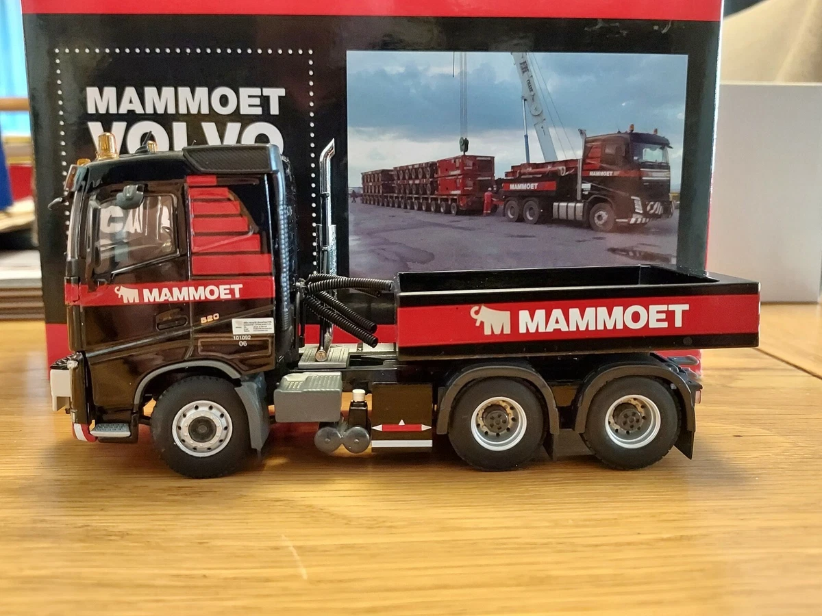 WSI MAMMOET VOLVO FH SLEEPER CAB 6X4 + BALLAST BOX SCALE 1.50