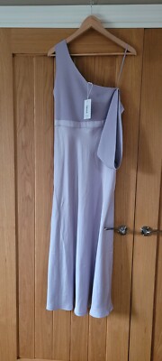 ted baker asymmetric knit dress long bodice size 2 Brand New with tags attribute:corset where cozy sophistication meets Size Guide:12 Asymmetric Scarf-Detail Maxi Dress