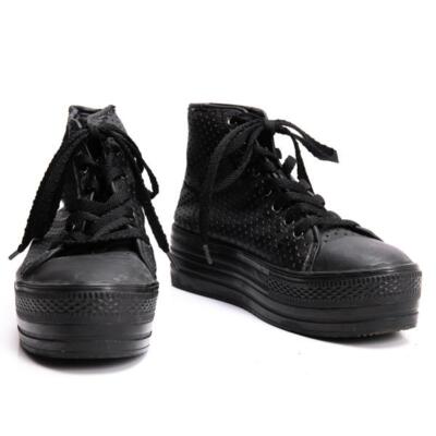 フラットシューズ COMME DES GARCONS Woman Flat shoes Black NOK101001 1 COMME des GARCONS Square Toe Ballet Shoes Size 6(K-140010