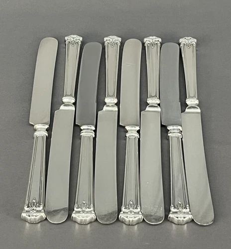 8 International TRIANON Sterling Silver 9 1/4" Hollow Dinner Knives ~ No Mono