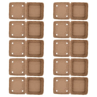 10 Pcs Biodegradable Strawberry Box Packaging Fresh Fruit Shipping Boxes