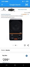 Fostex 6301 Active Monitor Single , Xfmr Balanced - New - ProSoundUniverse.