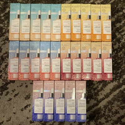 Eveline Cosmetics Serum Shot 30ml 1.06 Fl.oz Lot Of 25