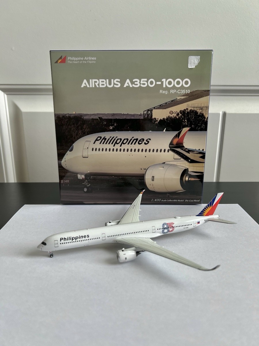 非売品フィリピン航空F-WZNA AIRPLANE MODEL NG Models 1:400 Philippine Airlines Airbus A350-1000 RP-C3510 85