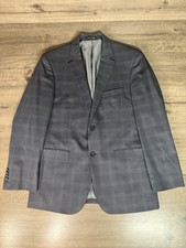 Kenneth Cole Awearness Wool Blend Mens Two Button Blazer/Sports Jacket 40R 34W