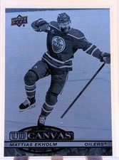 2025-26 Upper Deck Series 1 - Ud Canvas Mattias Ekholm #C-53 Black & White